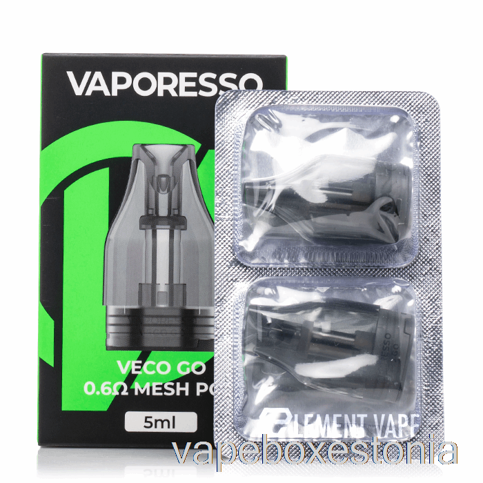 Vape Box Estonia Vaporesso Veco Go Vahetuskaunad 0,8ohm Veco Go Pods